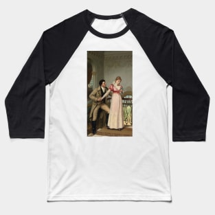 Yes Or No by Edmund Leighton Baseball T-Shirt